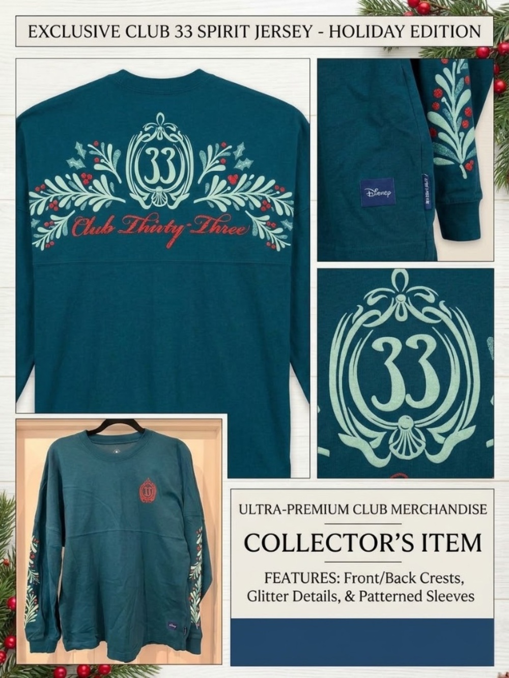 Rare Holiday Club 33 Spirit Jersey